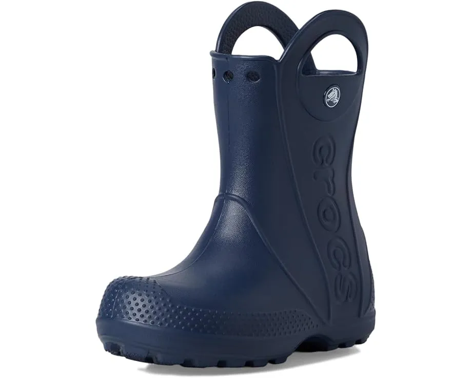 Резиновые сапоги Crocs Handle It для малышей с ручками и светоотражающим логотипом