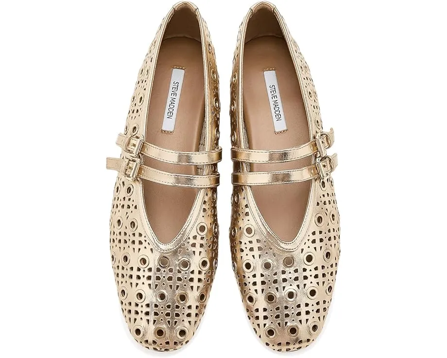 Балетки Steve Madden Lydia-P с тиснением золотой перфорацией