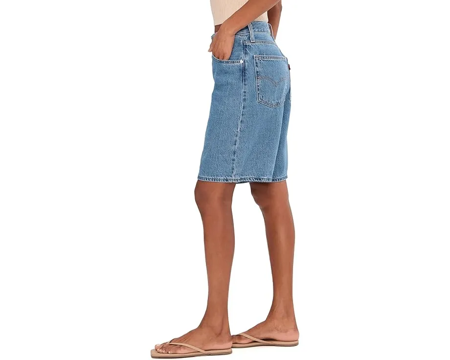 Шорты Levi's Premium Baggy Dad Jort из денима с прямым кроем