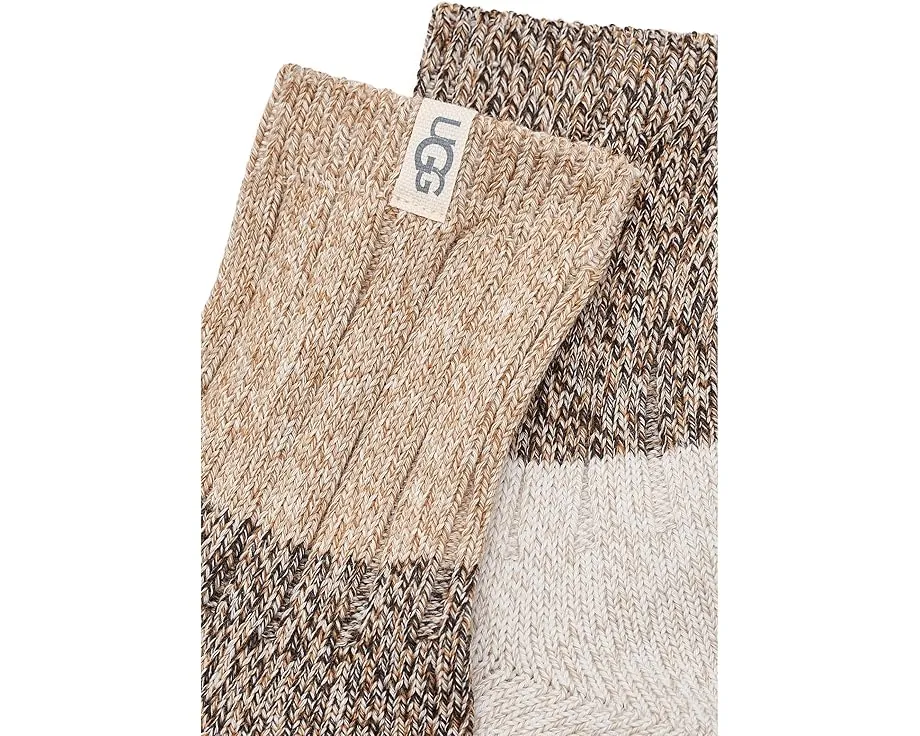 UGG Jhene Quarter носки до щиколотки из ответственного хлопка для повседневной носки