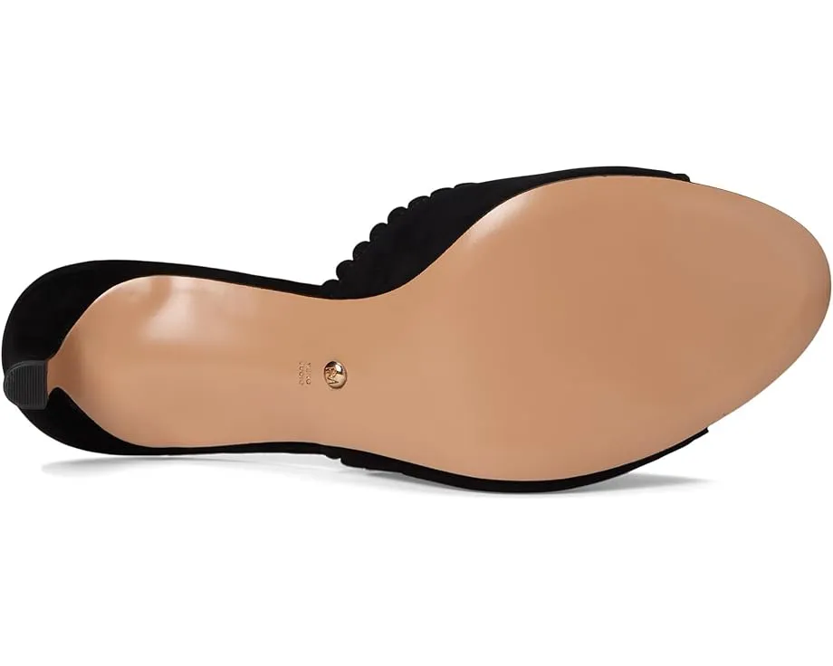 Босоножки Pelle Moda Hanli на котячьем каблуке с открытым мысом и замшевым верхом