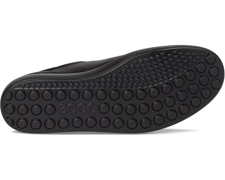 Кроссовки ECCO Soft 7 Side Zip Lace с боковой молнией и кожаным верхом
