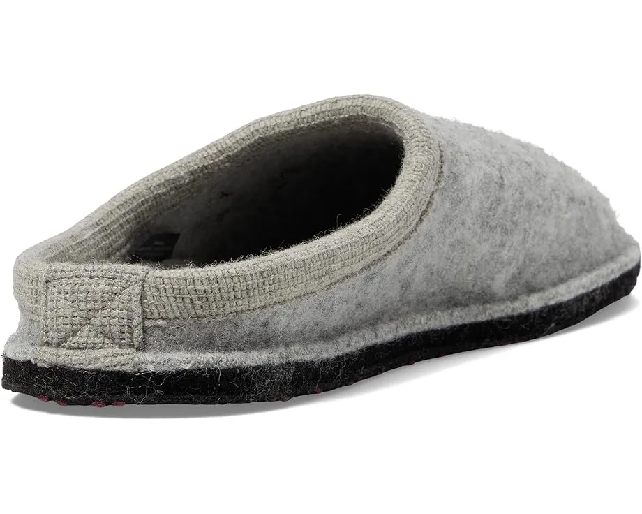 Тапочки Haflinger Songbird из вареной шерсти с противоскользящей подошвой