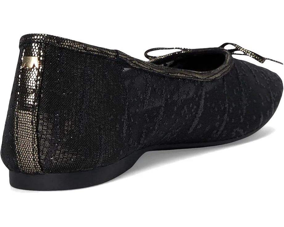 Балетки Birdies The Songbird из сетки с блестками и бантом