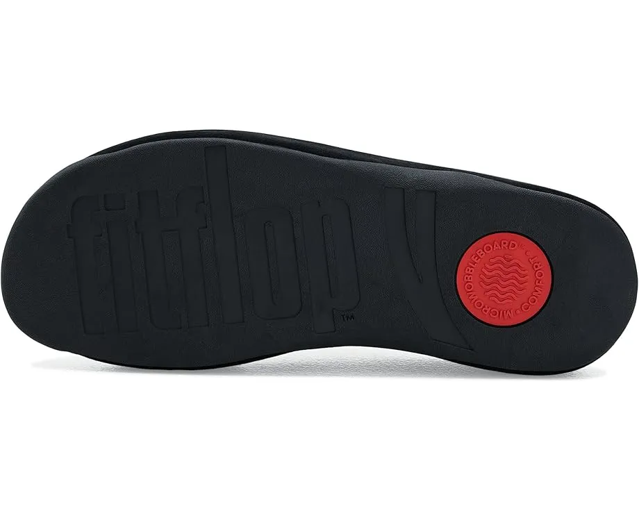 FitFlop Shuv клоги из замши с клиновидным каблуком и анатомической стелькой