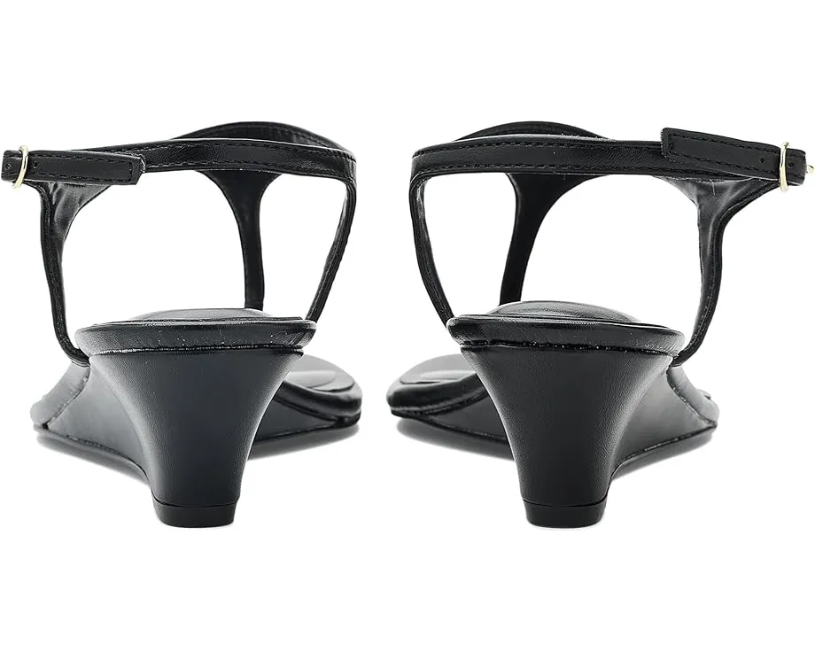 Сандалии Journee Collection Kathryn на танкетке с ремешком на щиколотке