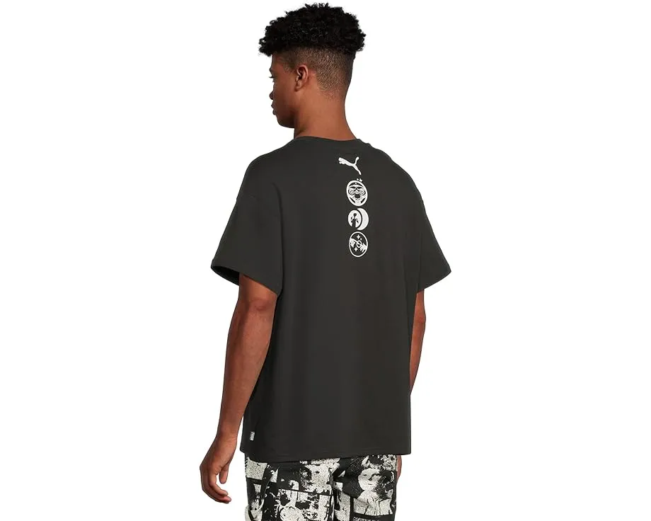 Футболка PUMA Hoops X E.T. Graphic с принтом в оверсайз крое