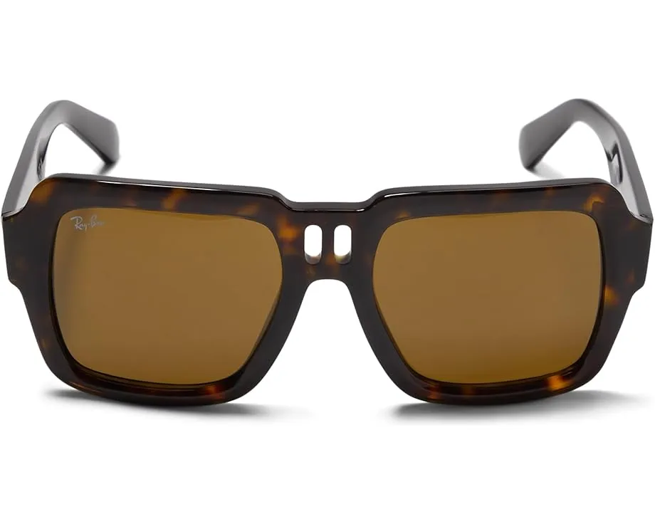 Солнцезащитные очки Ray-Ban Magellan с квадратной оправой из ацетата