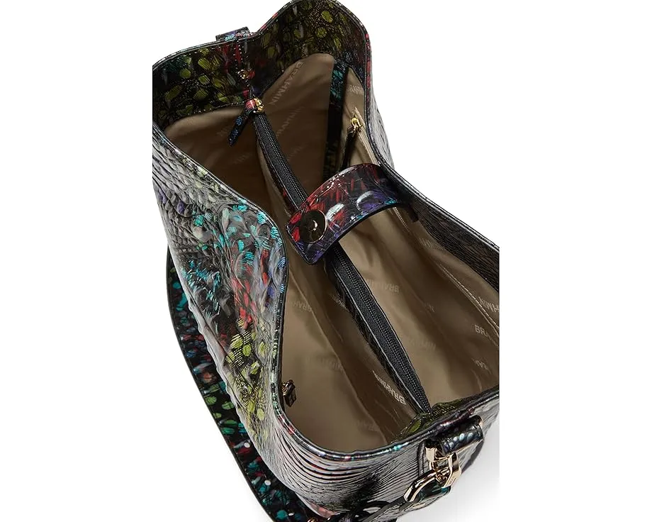 Сумка Brahmin Celina из кожи с магнитной застежкой и тремя внутренними карманами