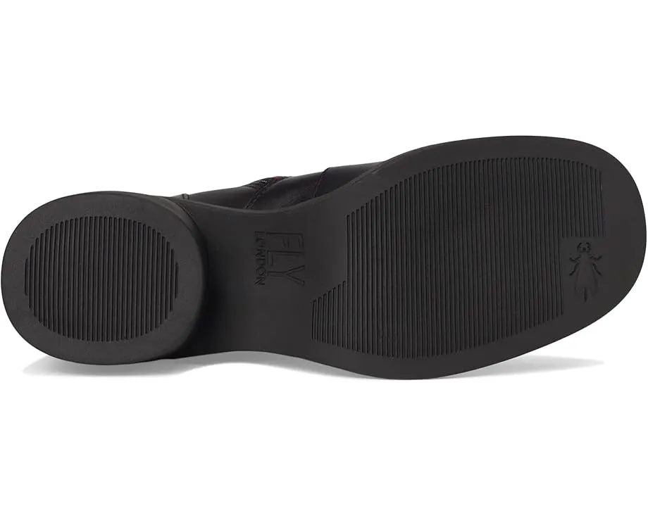 Ботинки Hewi304fly на расклешенном каблуке из мягкой кожи FLY LONDON