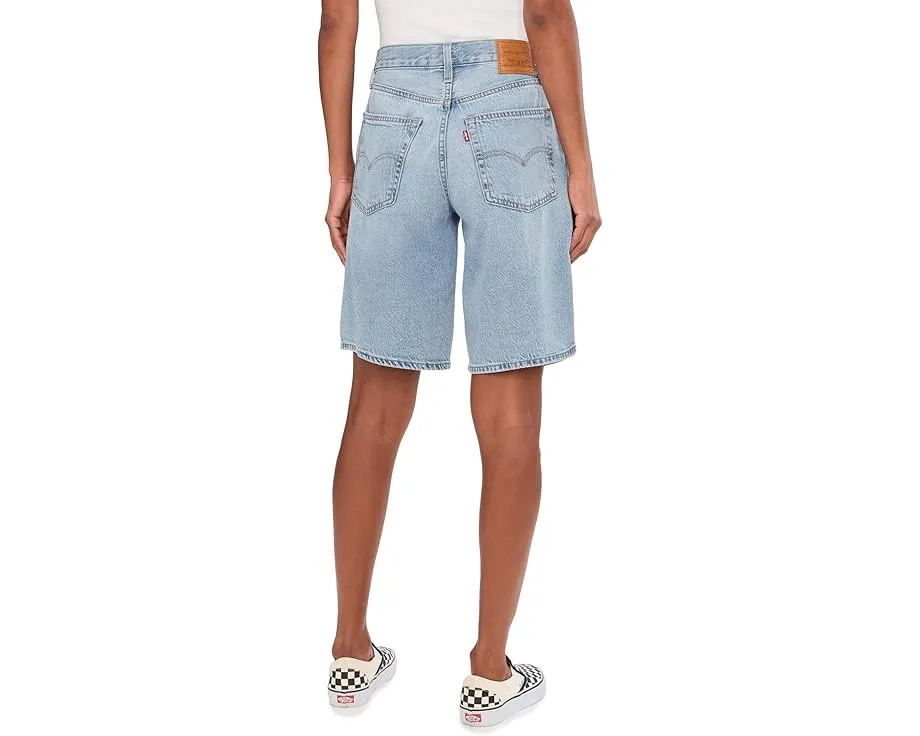 Шорты Levi's Premium Baggy Dad Jort из денима с прямым кроем