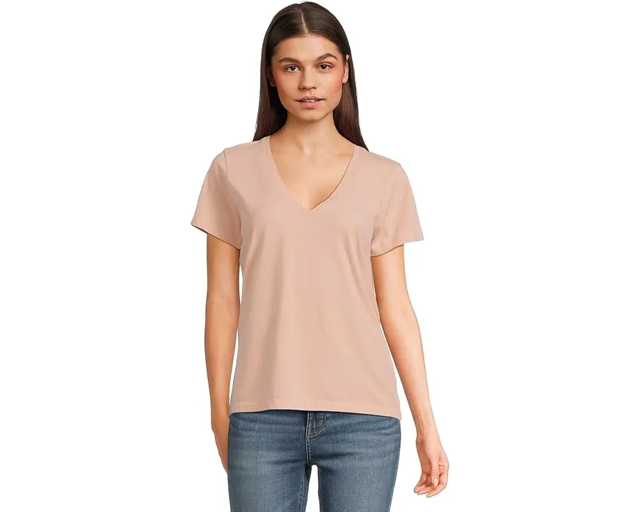 Футболка Madewell Northside с V-образным вырезом из дышащего хлопка