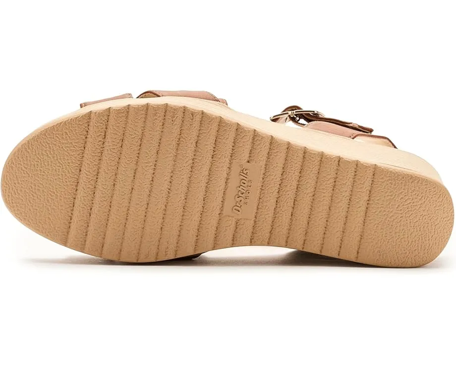 Сандалии Dr. Scholl's Cali Beach на платформе с анатомической стелькой и перекрещивающимися ремешками