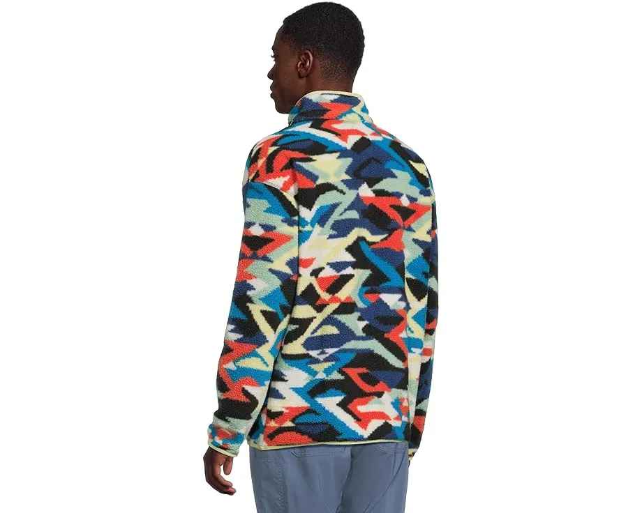 Толстовка Columbia Helvetia II Printed Half Snap Fleece с начесом и принтом