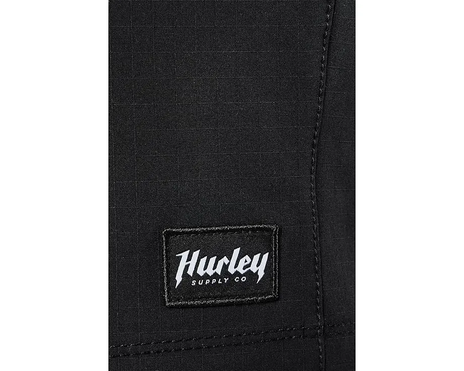 Плавки Hurley Built Hybrid 20 с карманом на молнии и сеткой для дренажа