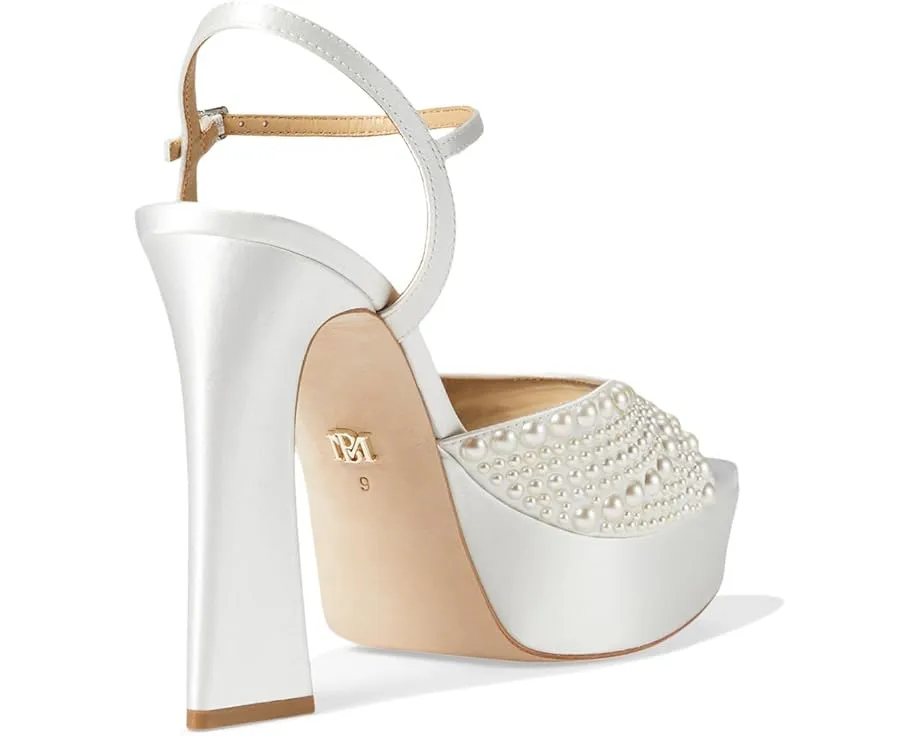 Босоножки Badgley Mischka Bryleigh на платформе с жемчужным декором