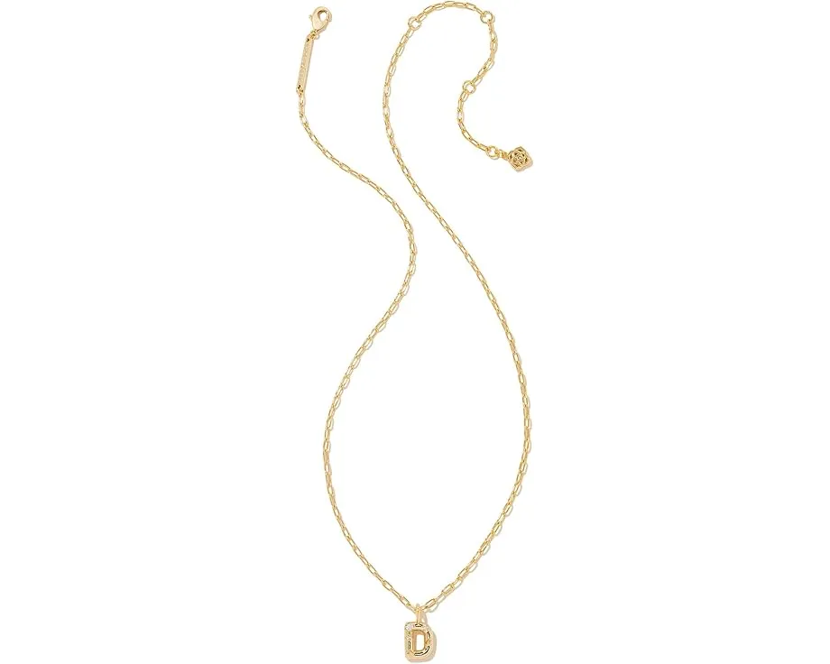 Короткое колье Kendra Scott Crystal Letter с подвеской-буквой