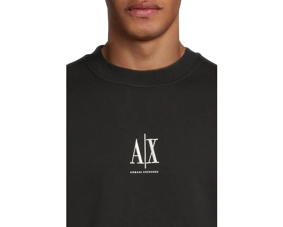 Свитшот Armani Exchange Icon Logo с логотипом цвет Черный