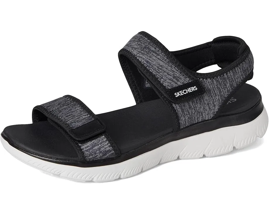 Сандалии Skechers Summits Cutest Icon с кожаным верхом и стелькой Yoga Foam