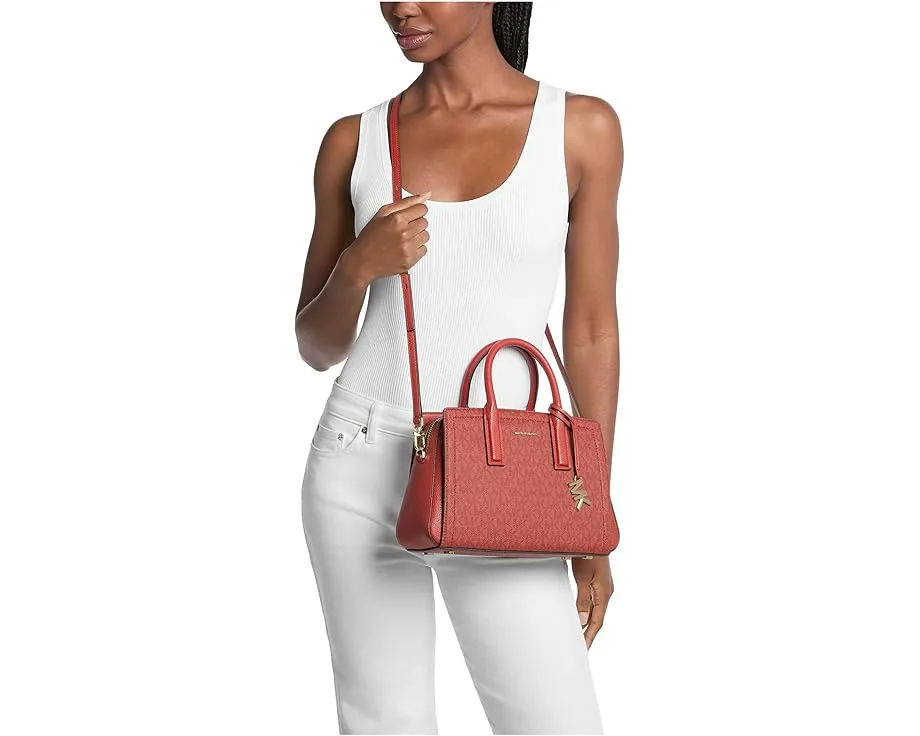Маленькая сумка кроссбоди Laila от MICHAEL Michael Kors с двумя ручками и съемным ремнем