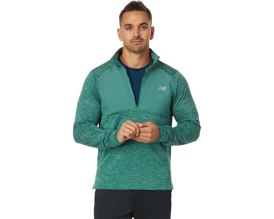 Кофта New Balance Athletics Heat Grid 1/2 Zip с технологией обогрева