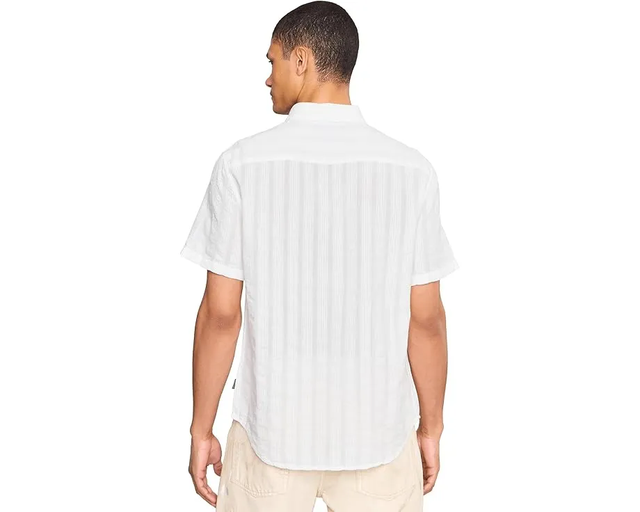 Рубашка Carson с коротким рукавом John Varvatos White