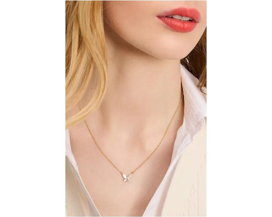 Подвеска Social Butterfly с кубическим цирконием и замком лобстер