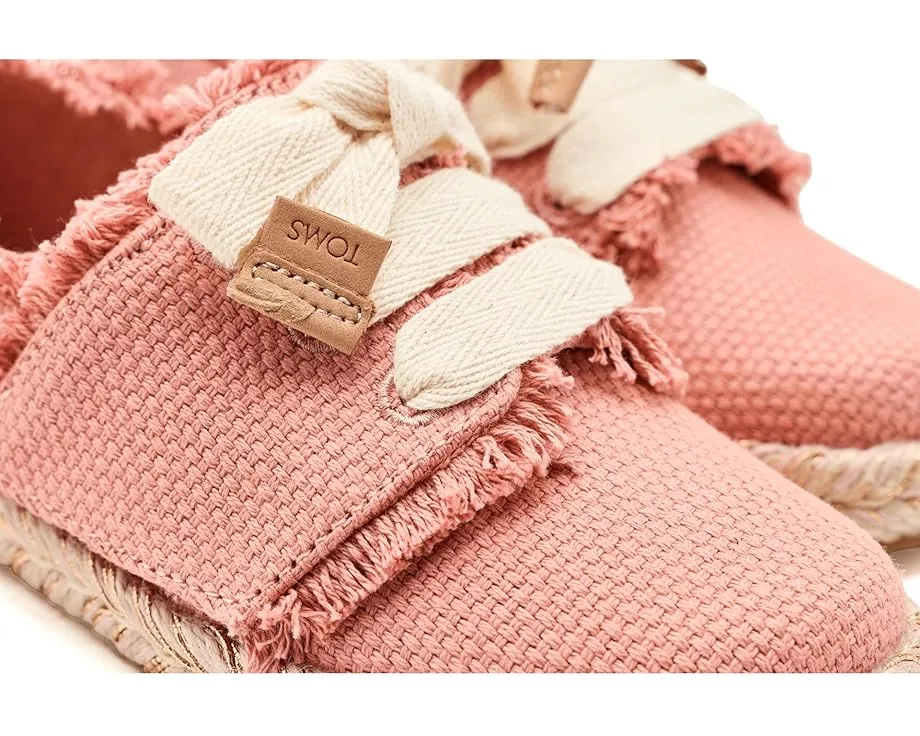Детские эспадрильи TOMS Carolina на шнурках с платформой