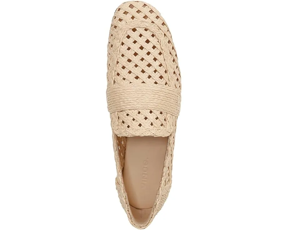 Vince Davis Raffia слипоны из натурального рафии с круглым носком