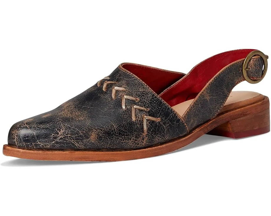 Туфли Bed Stu Join с заостренным мыском и регулируемой пряжкой на пятке