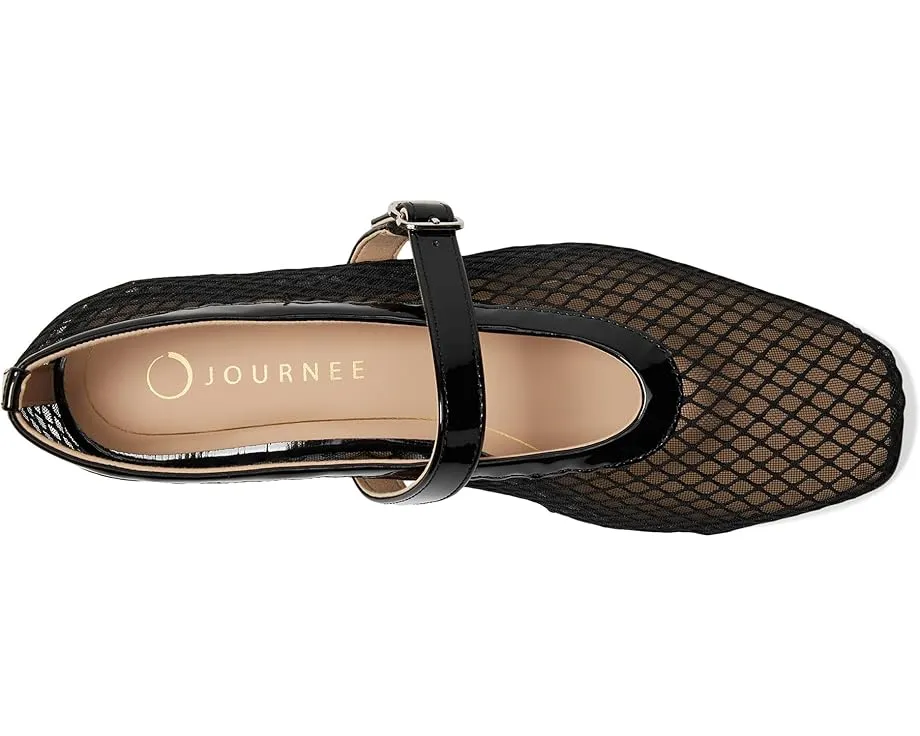 Балетки Casha в стиле мэри джейн с сетчатой тканью и квадратным носком