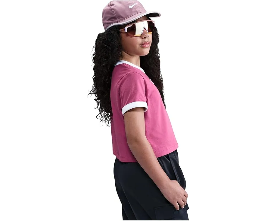 Детская укороченная футболка Nike Kids Sportswear из мягкого джерси