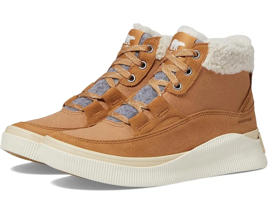Кроссовки SOREL Out N About IV Mid Sneaker Waterproof с верхом из замши и холста
