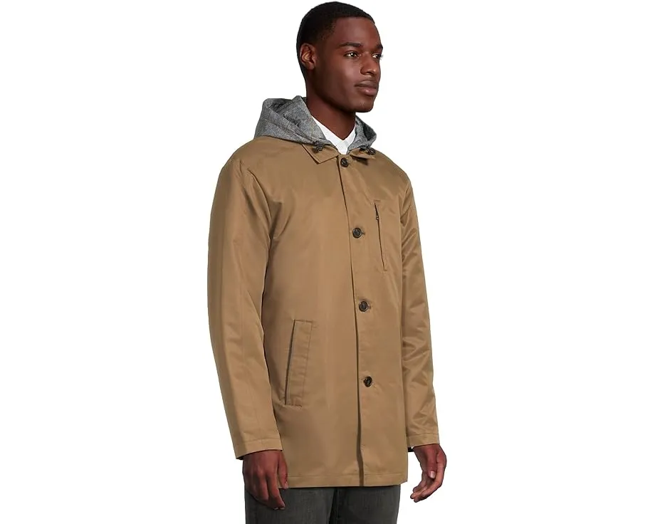 Johnston & Murphy дождевик Upton Water-Resistant с отстегивающейся подкладкой