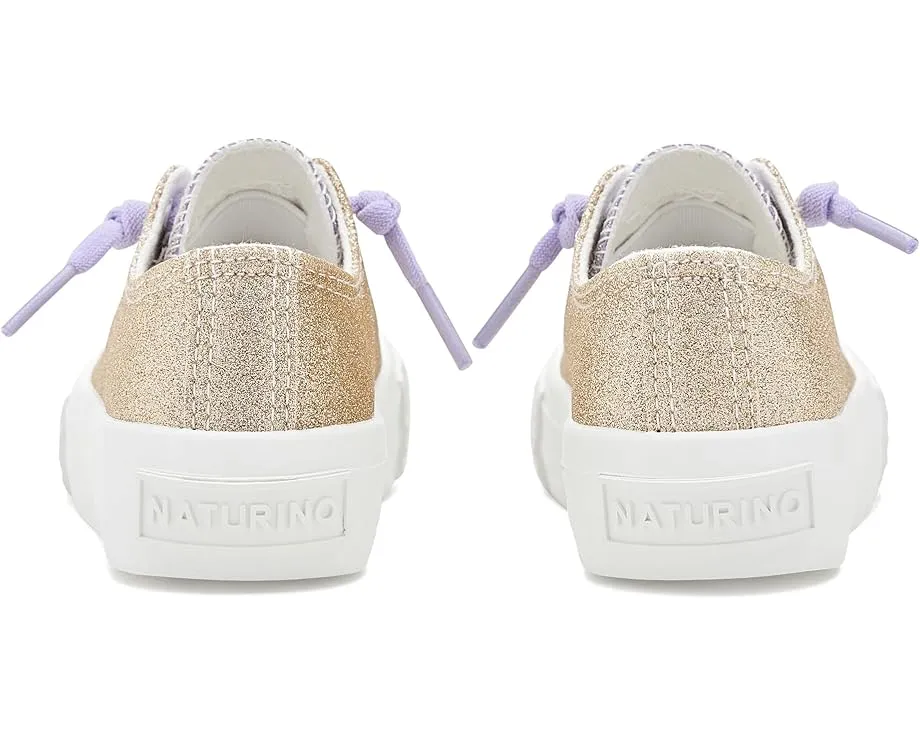 Детские кроссовки Naturino Ayasy с блестками на текстильном верхе и круглым носком
