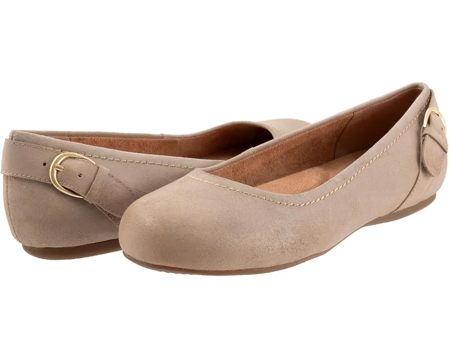 Балетки Sydney с декоративной пряжкой и круглым носком SoftWalk