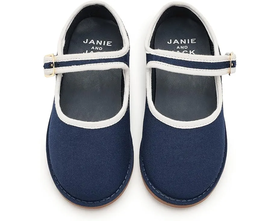 Лоферы из твила Janie and Jack с пряжкой для детей