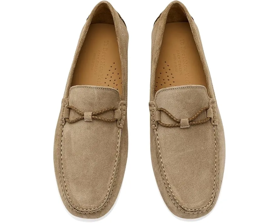 Лоферы To Boot New York Marlin из замши с плетеным декором