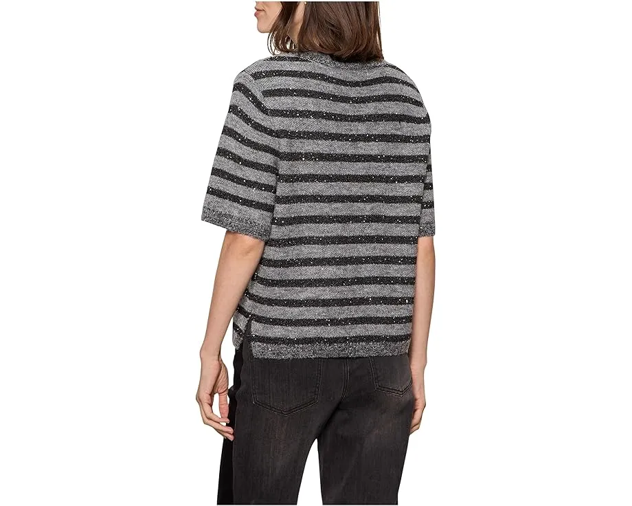 Свитер-футболка Sanctuary с коротким рукавом и пайетками