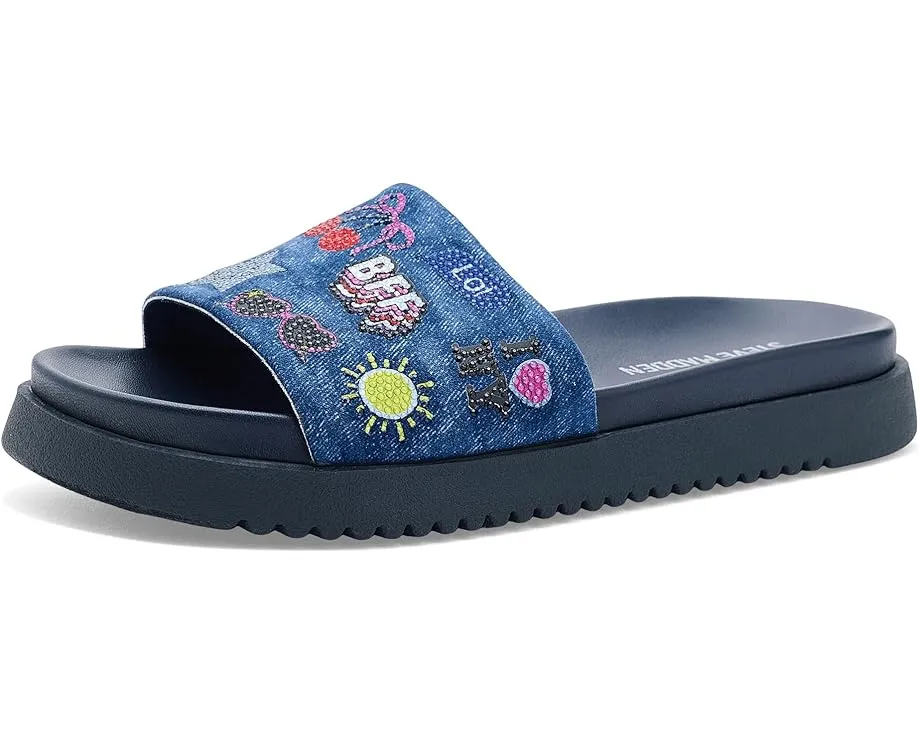 Детские сандалии Steve Madden Fifii с вышитыми аппликациями и удобной стелькой