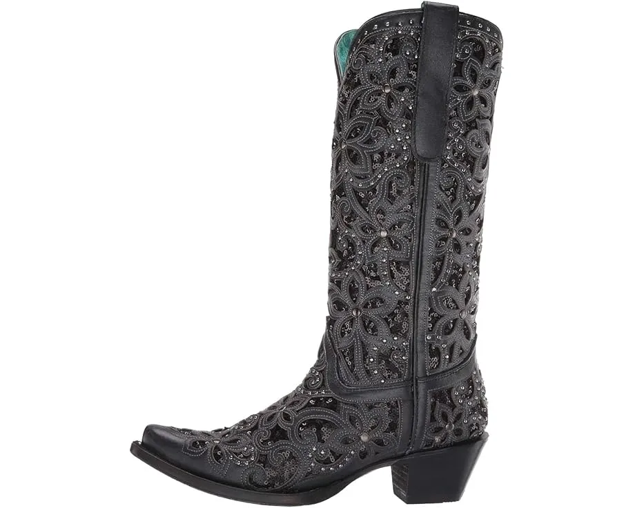 Сапоги Corral Boots A3752 в западном стиле с ковбойским каблуком и стразами