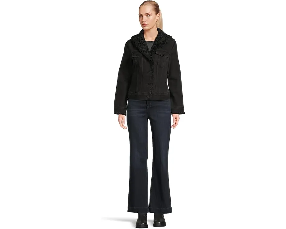 Джинсовая куртка Liverpool Los Angeles с воротником из шерпи