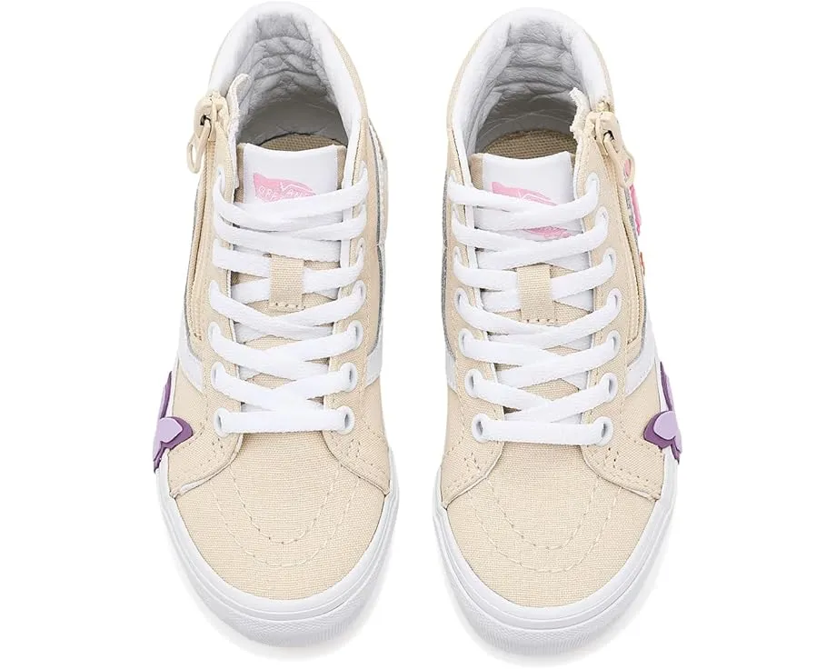 Детские кроссовки Vans Kids SK8-Hi Reissue Zip Butterfly на шнуровке с молнией