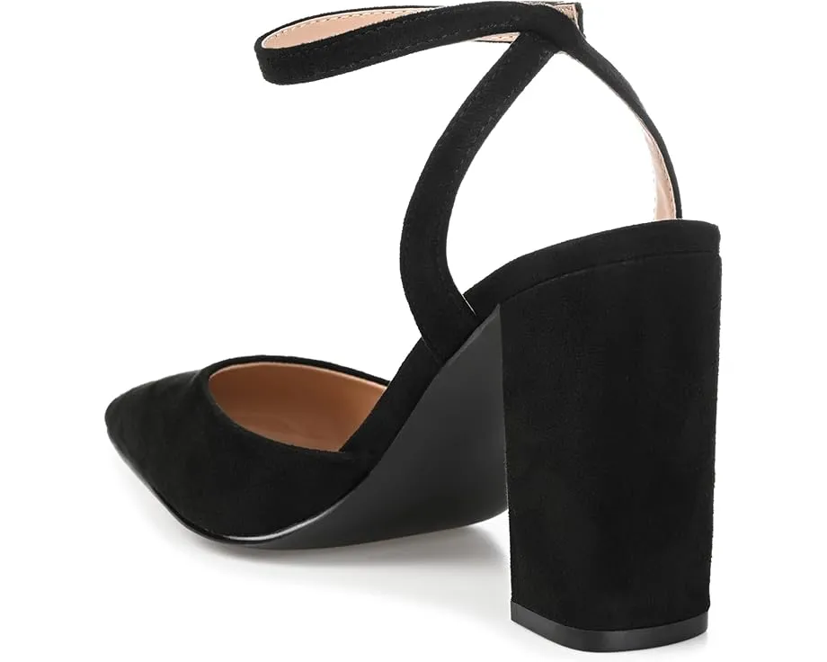 Туфли-лодочки Journee Collection Tyyra с квадратным каблуком и ремешком на щиколотке