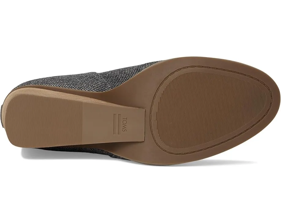 Ботильоны TOMS Goldie на клиновидном каблуке из кожи со стелькой CloudBound