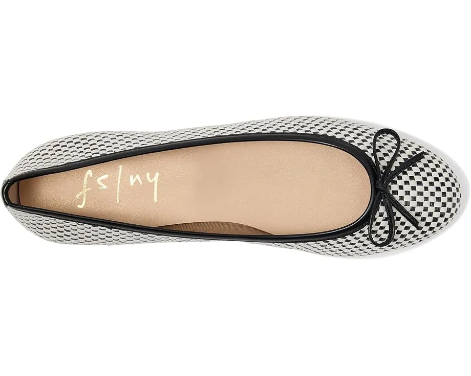 Балетки French Sole Marge из конопляного полотна с бантом и стелькой EVA