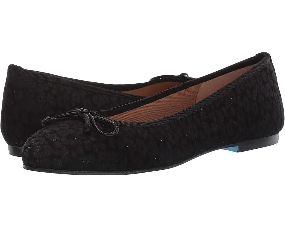 Балетки French Sole Nicky Hilton Paris с бантом и принтом под кожу рептилии