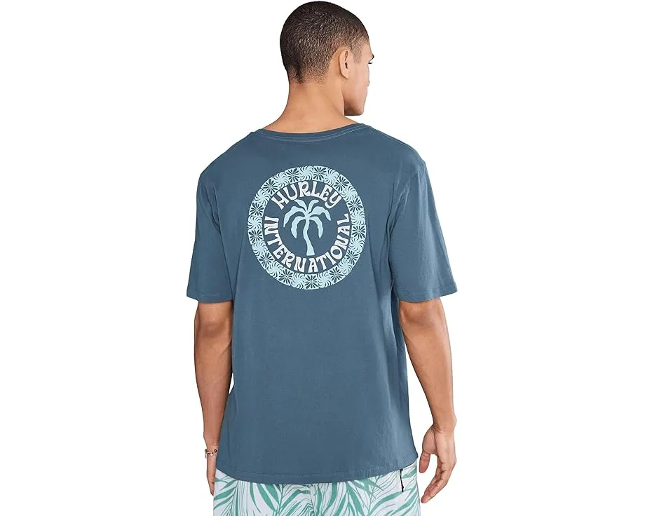 Hurley Palm Футболка с коротким рукавом и принтом на груди