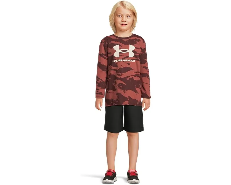 Футболка Under Armour Kids с камуфляжным принтом и мягкой текстурой