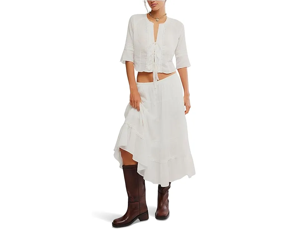 Комплект Free People Bright Side с вышивкой и завязками